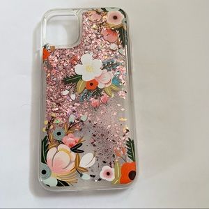 Flowers glitter Apple IPhone 11 Case